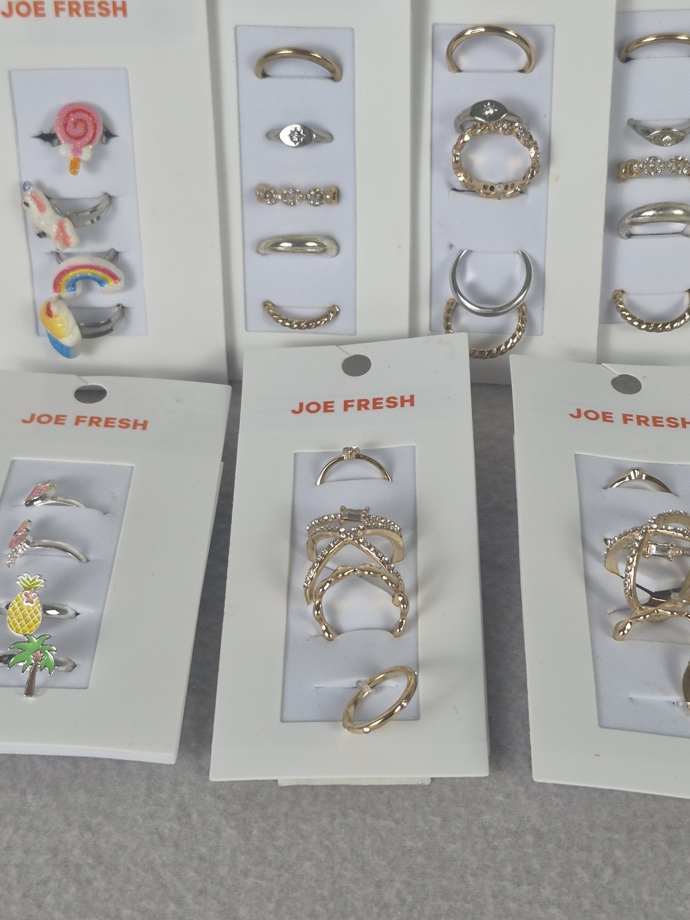 Joe Fresh Gold & Silver Tones Mixed Ring Set - Assorted Styles - Picture 2 of 12